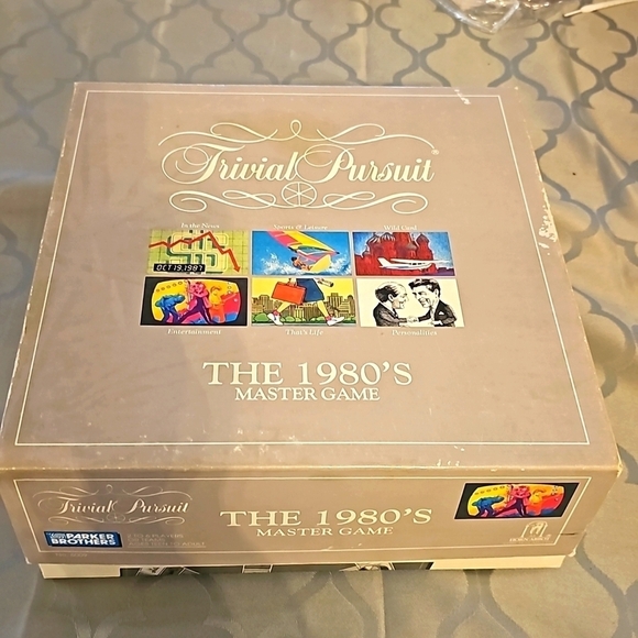 VINTAGE Trivial Pursuit The 1980's Trivia Master Board Game - Picture 1 of 6